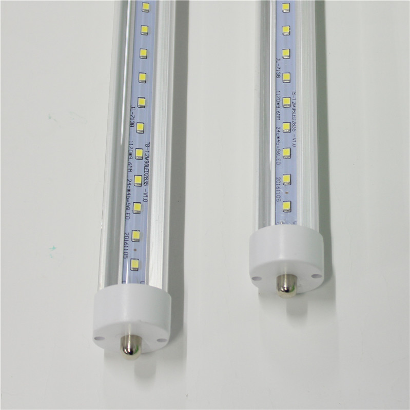 T8 LED Tubes Lights 2ft 3ft 4ft 22W AC85-265V FA8 One Single Pin PF0.9 SMD2835 100LM/W 5000K 5500K Replacement Fluorescent Lamps R17D Rotate 2pins Linear Bulb 1200mm