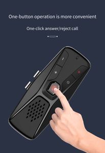 T823 Kit de voiture Bluetooth universel haut-parleur mains libres sans fil téléphone haut-parleur de voiture