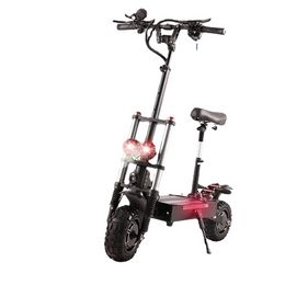 T88 5600W Electric Scooter 60V 38.4Ah 80 km/u Max Speed ​​11 '' Off Road Tyre for All Terrain Adventures Electric Scooter voor volwassenen