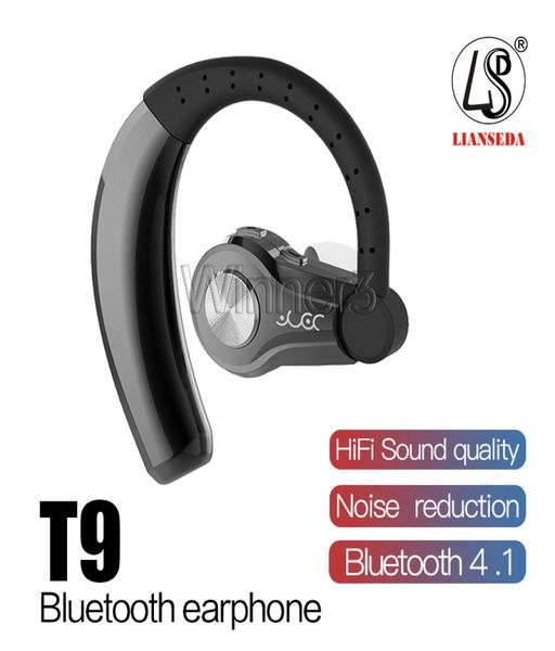 T9 Bluetooth écouteur sans fil casque V41 mains bluetooth stéréo casque avec micro voiture écouteurs pour Smartphones6340496
