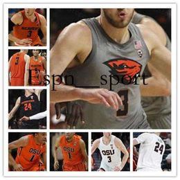 T9 College 2021 Nieuwe Oregon State Beavers Basketball Jersey Tres Tinkle Ethan Thompson Kylor Kelley Zach Reichle Alfred Hollins Jarod Lucas Hunt