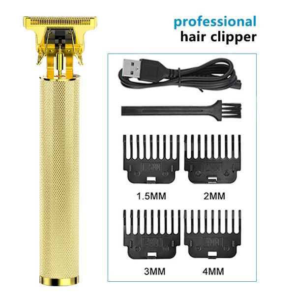 T9 Tondeuse à cheveux pour hommes Tondeuse à barbe Rechargeable Machine de coupe de cheveux Barber Shaver Rasoir électrique Cutter pour hommes Style Tool Barbershop Accessoires Dropshipping