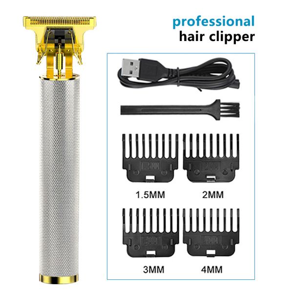 T9 Hommes Tondeuse À Cheveux Tondeuse À Barbe Rechargeable Machine De Coupe De Cheveux Barber Rasoir Électrique Rasoir Cutter Pour Hommes Style Outil Barbershop Accessoires DHL Gratuit