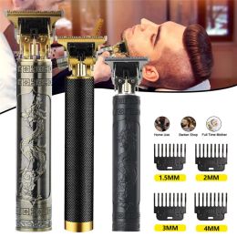 Cortadora de pelo eléctrica USB T9 para hombres, afeitadora recargable para Máquina para cortar Cabello, recortadora de barba profesional para peluquero, LL