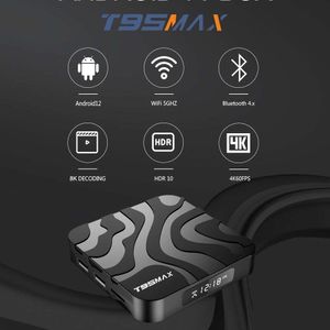 T95 Max Android 12.0 H618 Network Dual WiFi + Bluetooth set-top