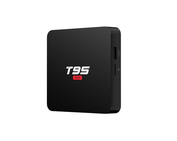 T95 Super Smart TV Box Android 10.0 OS Allwinner H3 Chipest 2GB DDR3 16GB ROM Support Image Vidéo Musique Multi Média