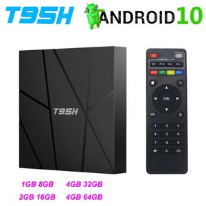 T95H Smart TV Box Android 10.0 Allwinner H616 4G RAM 64G ROM lecteur multimédia 4K 6K Google Play 2.4G Wifi Youtube décodeur
