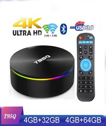 T95Q Android 81 TV Box Amlogic S905X2 24G5GHz dubbele wifi BT41 1000M H265 4K set-top box4505650