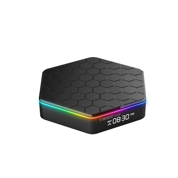 T95Z Plus Android 12 TV Box Rgb Light BT5.0 Allwinner H618 4G 32G 64G Banda dual 5G Wifi BT Reproductor de medios Smart TV Set Top Box T95 Plus