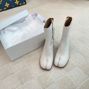 Tabi Boots zapatos de diseñador de diseñador tacón grueso