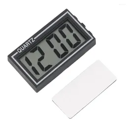 Horloges de table 2024 Arrivée Petite taille Digital LCD Tableau de bord de voiture Bureau Date Heure Calendrier Horloge Durable pour un usage domestique