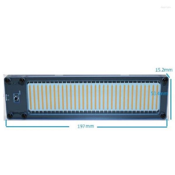 Horloges de table 32 bits USB Activé par le son Niveau de musique Spectromètre de lumière Scintille VFD Microphone Capteur de contrôle acoustique Détection