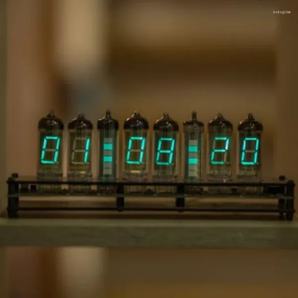Horloges de table 8 bits 6 bits VFD horloge rétro tube fluorescent lueur carte mère panneau de commande de base IV11VFD numérique sans IV11