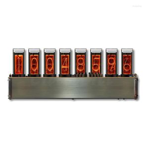 Tabel klokken aankomst 8 LED -buizen Wereldlijnsnelheid van verandering Detector Pseudoneon Tube Clock Steins Gate Handmade cadeau anime Model1166209