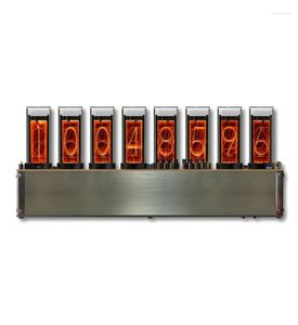 Tabel klokken aankomst 8 LED -buizen Wereldlijnsnelheid van verandering Detector Pseudoneon Tube Clock Steins Gate Handmade cadeau anime Model2309815