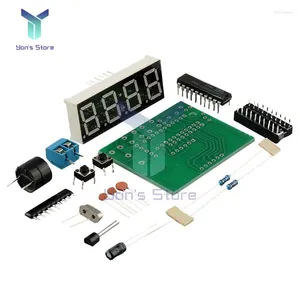 Relojes de mesa AT89C2051 DC 3V-6V Pantalla digital electrónica Tubo de reloj LED 4 bits Módulo Piezas y componentes DIY