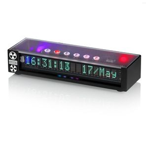 Horloges de table Affichage du spectre audio RGB Home Decor Clock MIC LINE Sonomètre