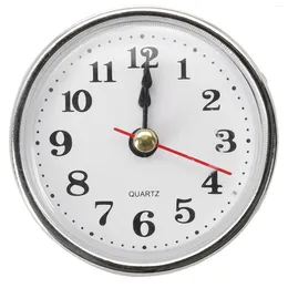 Table Clocks Classic Clock Craft Quartz Mouvement 2 -1 / 2in 65 mm Round Head Insert Roman Numéro Mayitr Little Arabe Numbers