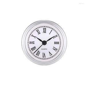 Tabel klokken klokken inserts 61 mm kleine gezicht multi -time zone desktop uurwerk mini vintage kamer bed grootvader onderdelen