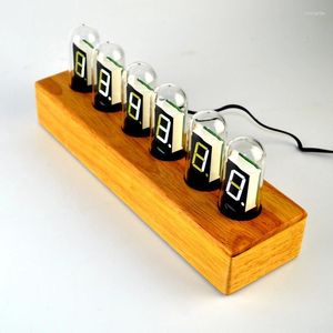 Tafelklokken Creatieve LED-filmopnamen Stille wekker Maand Daglamp Gepersonaliseerde DIY