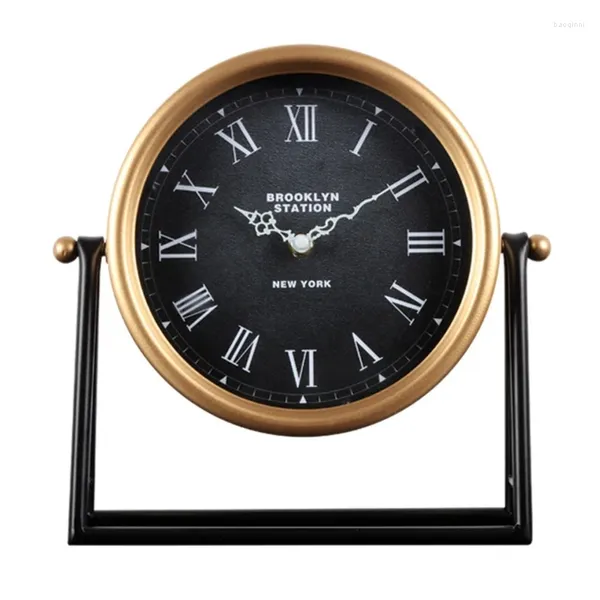 Relojes de mesa Reloj de tiempo de escritorio Accesorio de decoración de fiesta silenciosa Hogar para niños Dormitorio Dormitorio Regalo