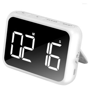 Relojes de mesa Temporizador LED electrónico Estudiante Cocina digital simple Recordatorio de cuenta regresiva Reloj Escritorio Regalos de cumpleaños Relojes