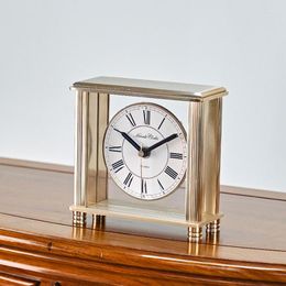 Horloges de table horloge nordique allemande or Meta montres créatif silencieux bureau bureau salon décoration de la maison idées cadeaux