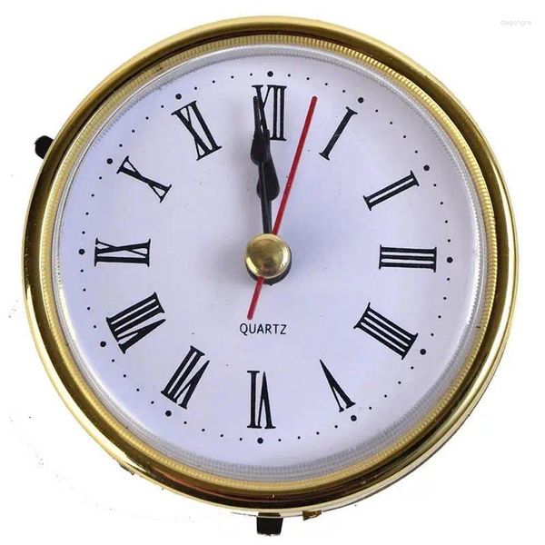 Relojes de mesa Reloj de aguja de salto mecánico dorado Accesorios clásicos duraderos de alta calidad Materiales Cabezales de reloj Productos de vacaciones