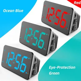 Relojes de mesa Reloj despertador de alto volumen con agitador vibratorio adecuado para sordera de sueño intenso y dificultades auditivas