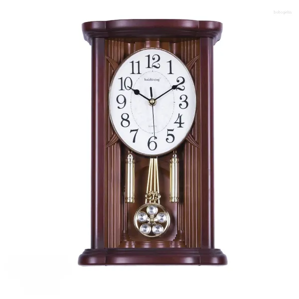 Horloges de table Salon Grande horloge à l'ancienne Rétro Musique Décoration de table Temps