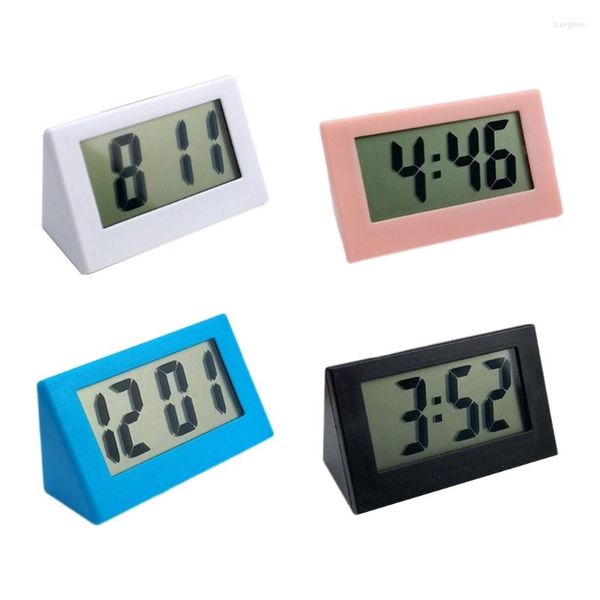 Horloges de table Mini horloge Montres en plastique Poches Calendrier de bureau