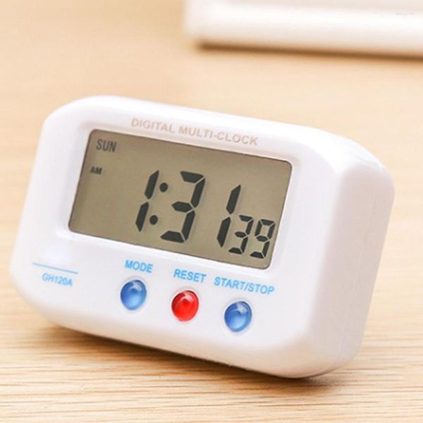 Relojes de mesa mini reloj electr￳nico digital alarma de escritorio port￡til