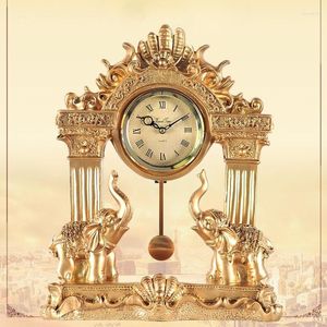 Horloges de table salon moderne luxe Antique grand chevet Vintage créatif Orologio Casa bureau décoration de bureau