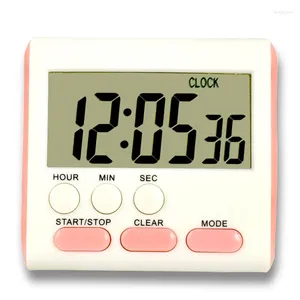 Relojes de mesa Reloj temporizador multifunción para cocina cocinar pequeño 24 horas clip digital reloj despertador magnético accesorios de escritorio práctico
