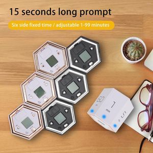Tabel klokken draagbare digitale timer telling omhoog keukengadgets 15 seconden lange snelle tijd herinneringen verstelbaar voor 1-99 minuten