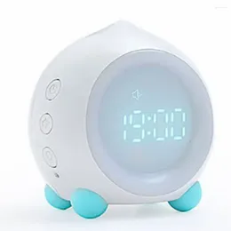 Horloges de table Proking Réveil numérique pour enfants Simulateur de lever de soleil intelligent silencieux Lumière LED