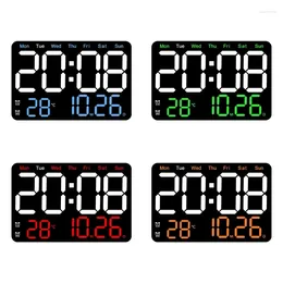 Horloges de table Réveil numérique simple et élégant pour les étudiants professionnels occupés 594C