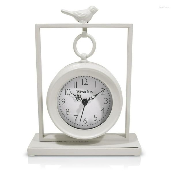 Horloges de table Style Vintage Métal 8 Horloge Bureau numérique Nixie Pièces de montre Reloj De Mesa Décorations de chambre pour hommes Atom