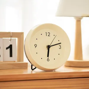Horloges de table Horloge en résine d'arbre blanc pour la décoration du salon et de la chambre avec une créativité unique
