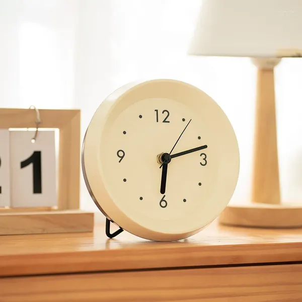 Relojes de mesa Reloj de resina de árbol blanco para decoración de sala de estar y dormitorio con creatividad única