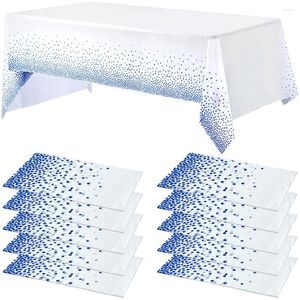 Lot de 10 nappes en plastique 54 