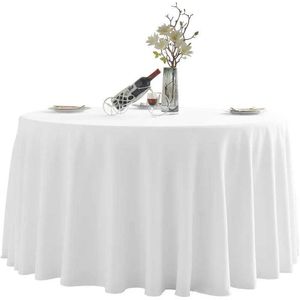 Tela de mesa de 120 pulgadas de tela decorativa resistente al comedor de la mesa de mesa de cocina y mantel negro de boda 240426