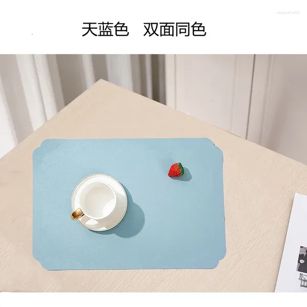 Tableau de table 1380232 WIND Home Tea Cotton Linn Rectangular Simple Mat