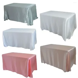 Nappe rectangulaire 145x200cm/240cm, superpositions de nappe, décoration de mariage, noël, réception-cadeau pour bébé, anniversaire, Restaurant, couverture de salle à manger