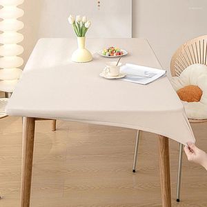 Tableau de table 1pc Coqueur de bureau nappe élastique imperméable en cuir PU Pu Couverture complète Échappement résistant à l'huile Lavage gratuit