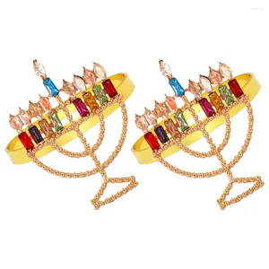 Mantel 2 PCS Anillos de servilleta Kosher Accesorios de servilleta Decoración navideña Hebilla resistente al desgaste El delicado soporte decorativo