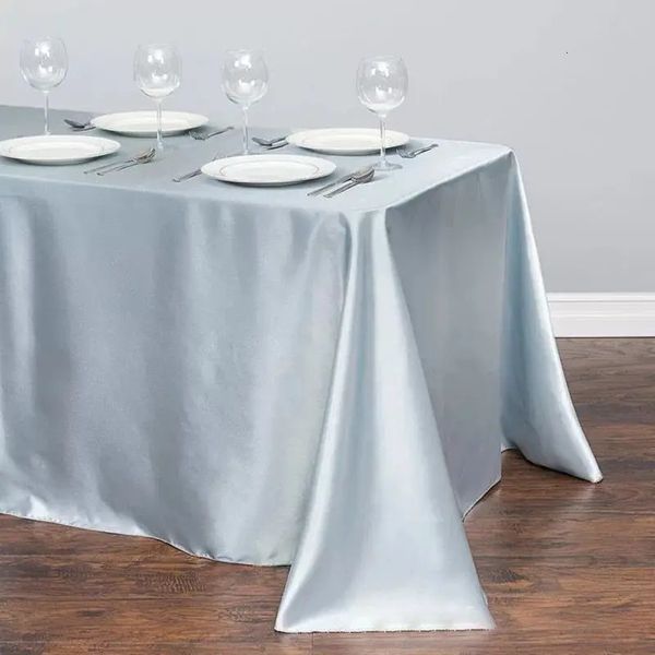 Nappe de table 2 PCS Polyester Nappe blanche ronde pour WeddiWeddi Mariage Fête de Noël Décoration de la maison Banquet Couverture de salle à manger 231019