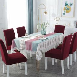 Pable de mesa 2024 Decoración Marlage Tovaglia Rosa Manteles para mesa eventos coiffeuse avec miroir taburet