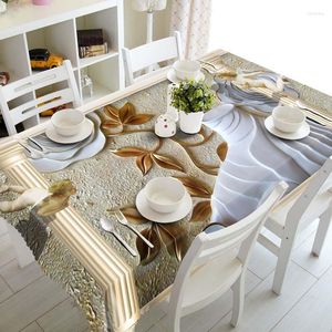 Tafelkleed 3d tafelkleed bloempatroon waterdichte eetklep bruiloftsfeest rechthoekig huis textiel keuken decor