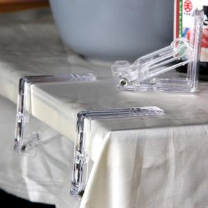 Table doek 4 van de transparante tafelkleed clips houder anti-slip cover klemmen multifunctionele feestje bruiloftsklem klem